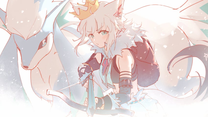 shirakami fubuki and foxcicle (hololive and 1 more) drawn by hyde_(tabakko)