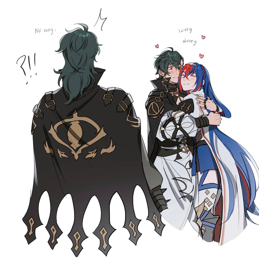 female alear, gregory, and griss (fire emblem and 1 more) drawn by seirorath