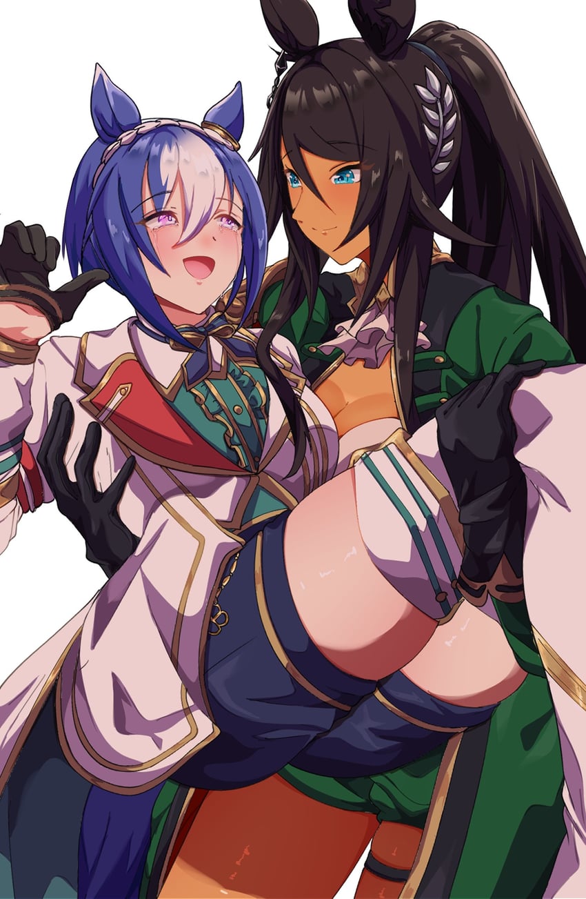 symboli kris s and cesario (umamusume) drawn by smoke_klll