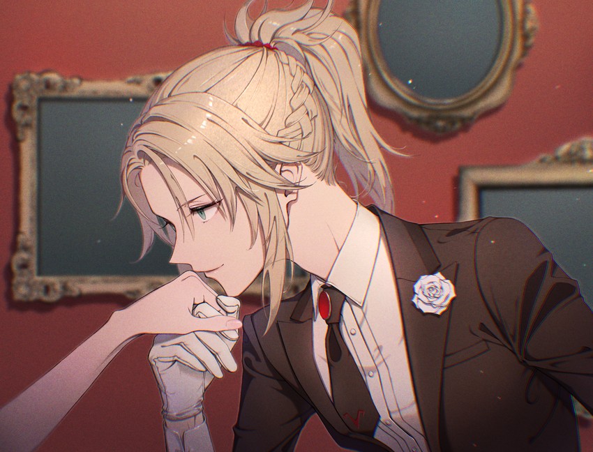 mordred (fate and 2 more) drawn by bambi-25