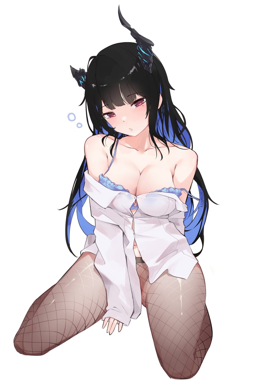 nerissa ravencroft (hololive and 1 more) drawn by namiorii