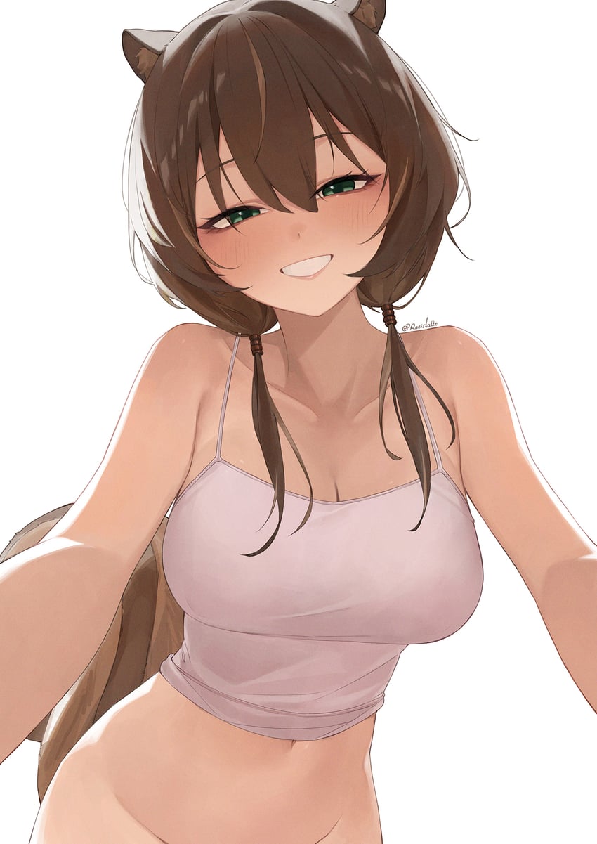 ayunda risu (hololive and 1 more) drawn by raeis