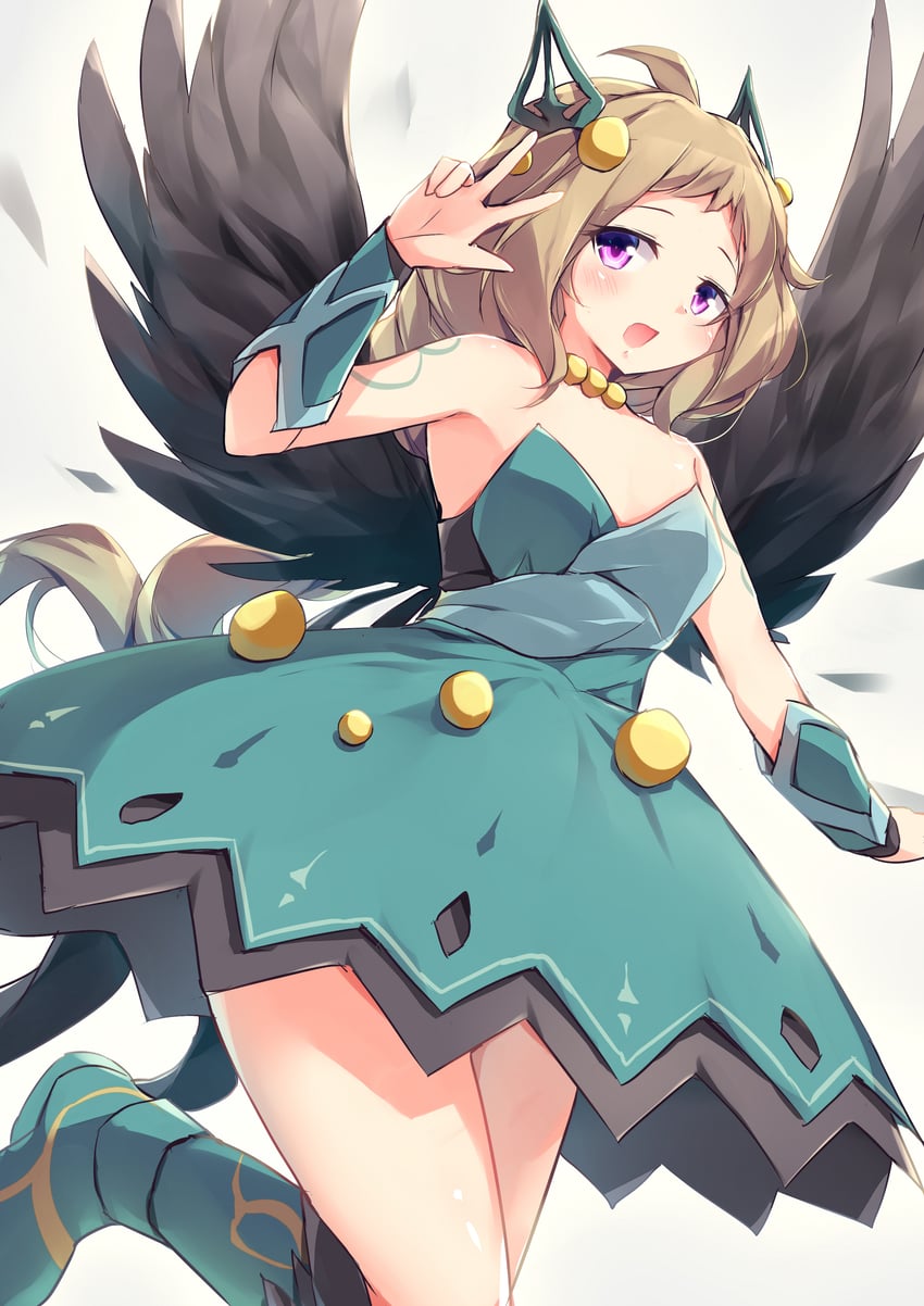 hugin the runick wings (yu-gi-oh!) drawn by kanzakietc