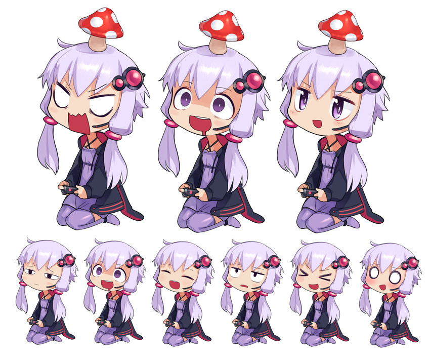 yuzuki yukari (vocaloid and 1 more) drawn by shindou_kamichi