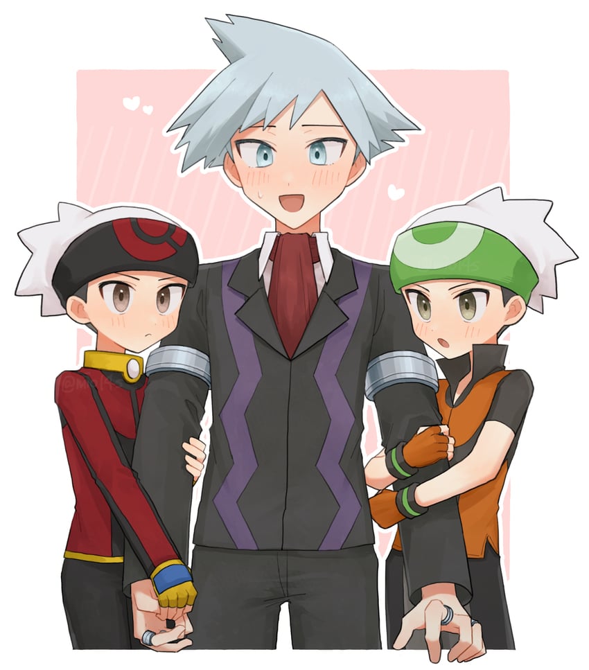 brendan and steven stone (pokemon and 2 more) drawn by mio14s