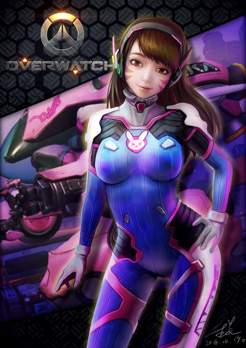 d.va (overwatch and 1 more) drawn by marisa_(monteirolarissa7)