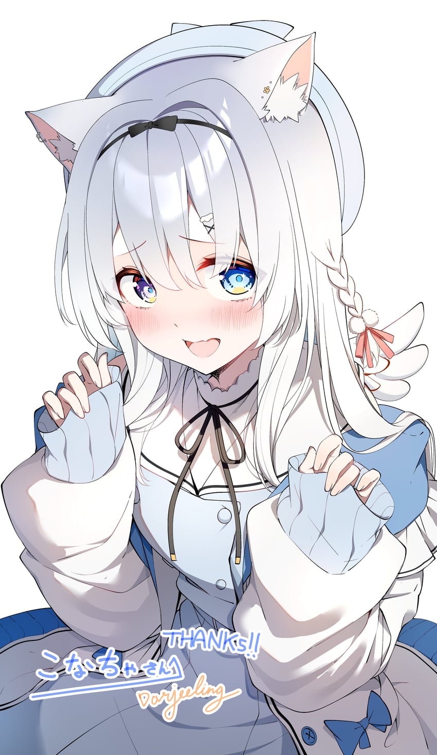 sorashi purumu (indie virtual youtuber) drawn by darjeeling_(reley)