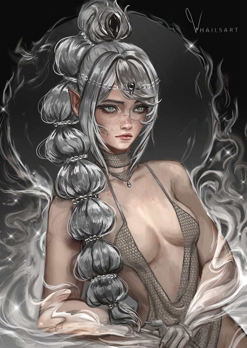 shadowheart (dungeons & dragons and 2 more) drawn by whails