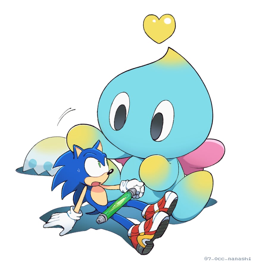 neutral chao (sonic and 1 more) drawn by show_chiku-by