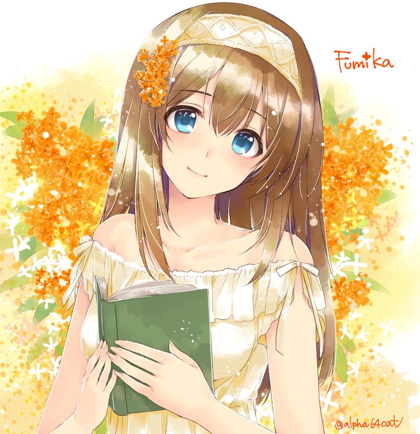 sagisawa fumika (idolmaster and 1 more) drawn by alpha_(yukai_na_nakamatachi)