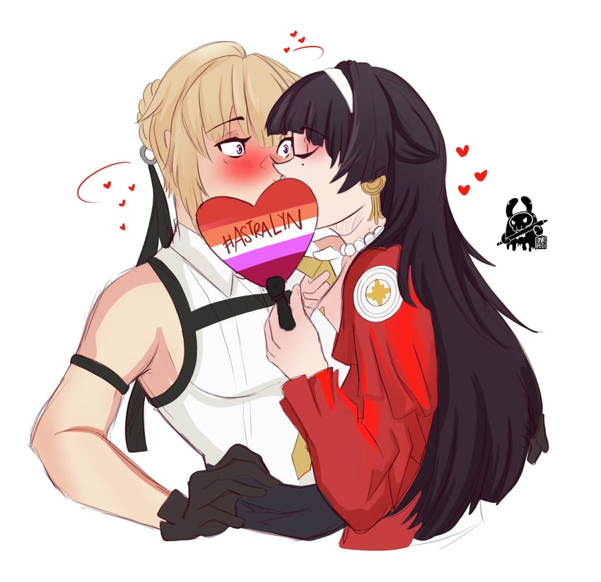 evelyn chevalier and astra yao (zenless zone zero) drawn by inkrred