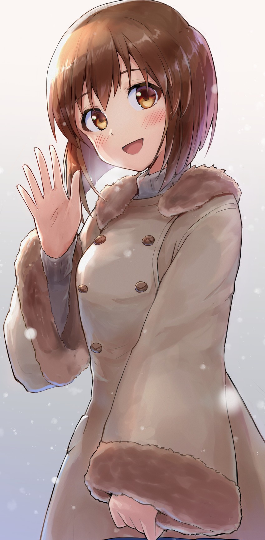 hagiwara yukiho (idolmaster and 2 more) drawn by shuucream_(syuichi)