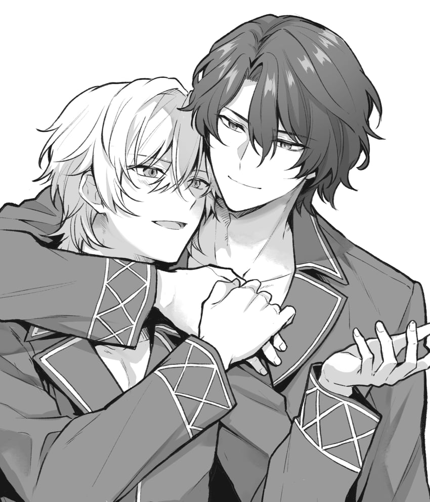 dr. ratio and aventurine (honkai and 1 more) drawn by sasahara_rena