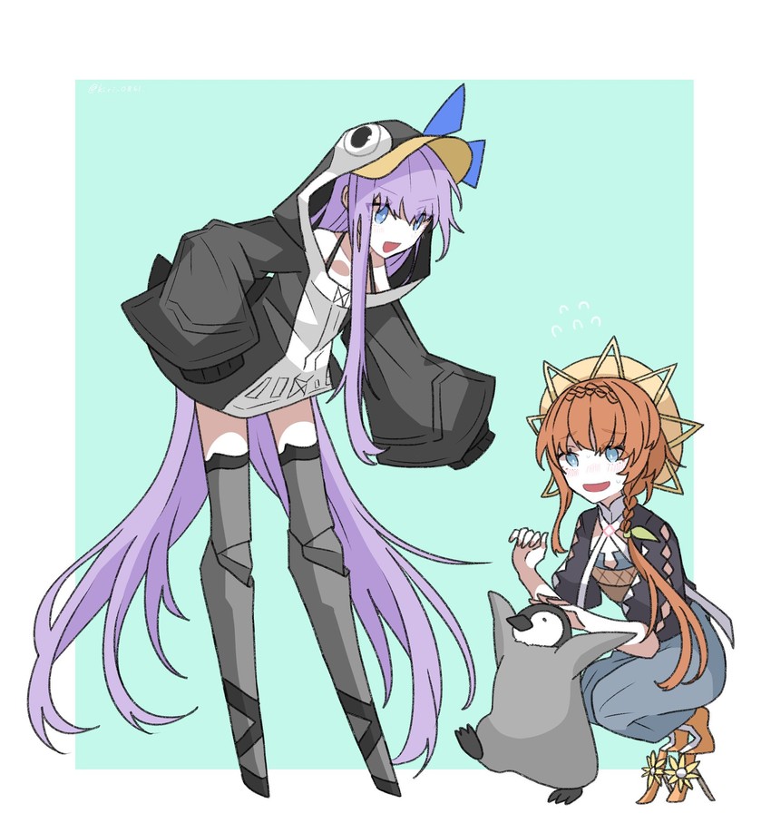 meltryllis and van gogh (fate and 1 more) drawn by kujiramaru