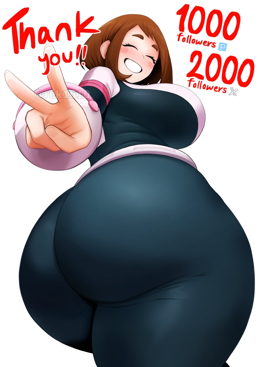 uraraka ochaco (boku no hero academia) drawn by rek1610
