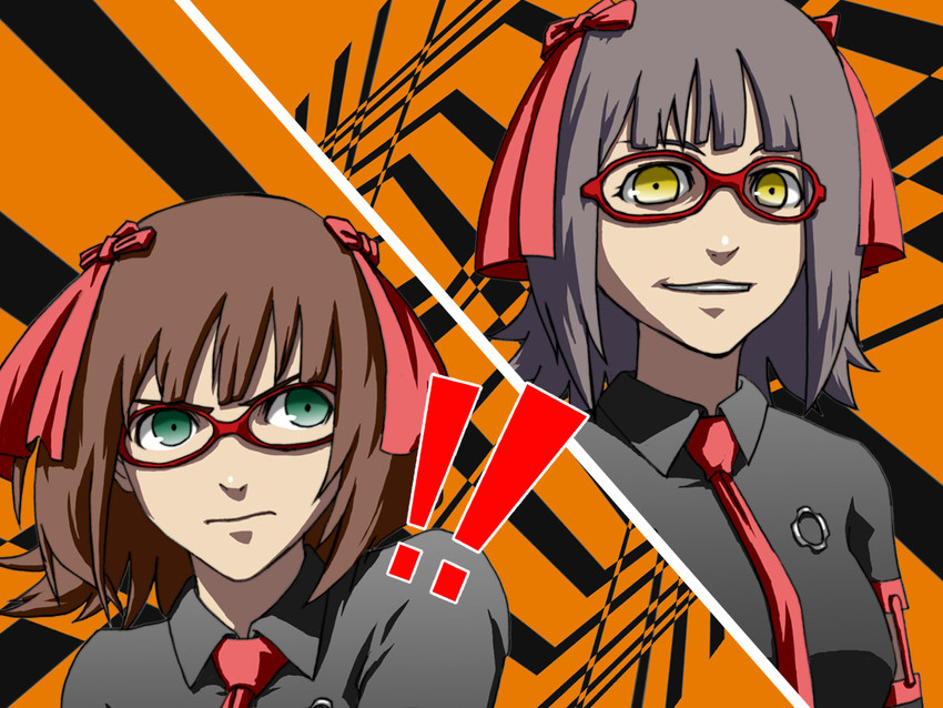 amami haruka and dark haruka (idolmaster and 3 more) drawn by zearthp