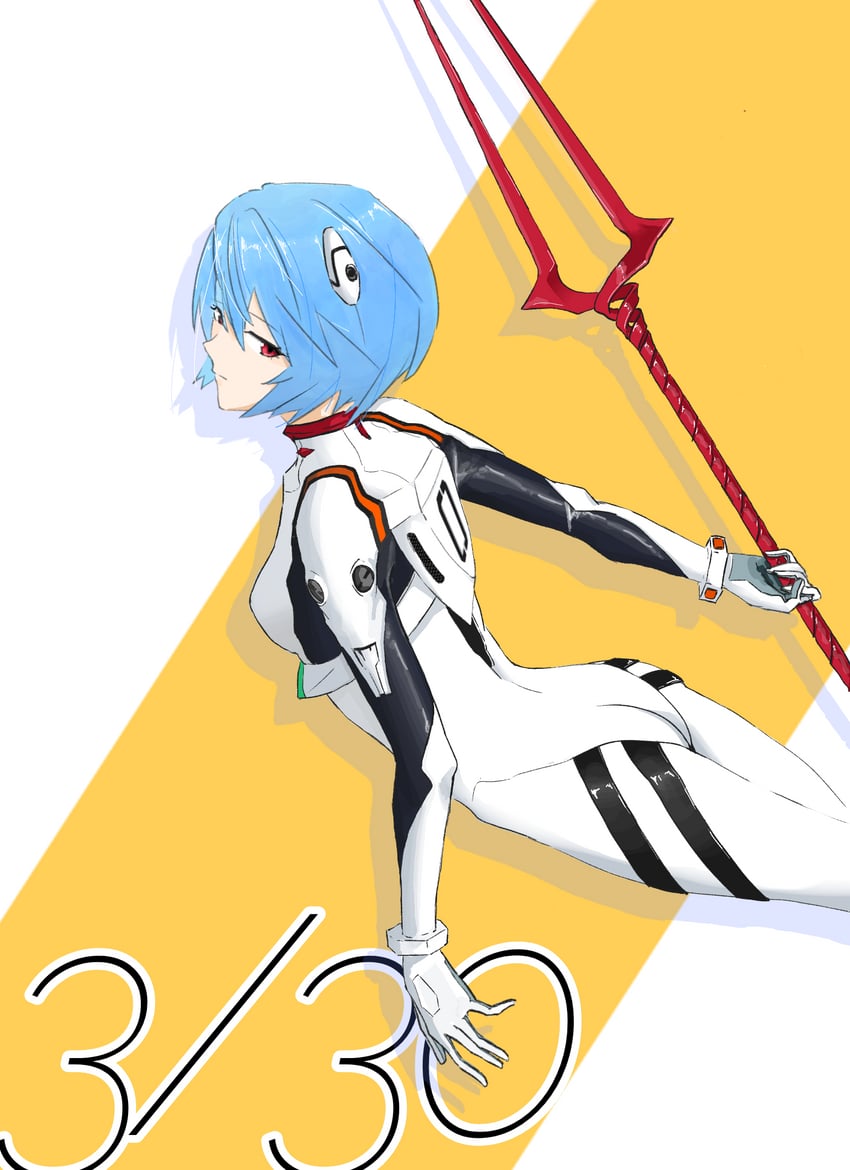 ayanami rei (neon genesis evangelion) drawn by takoyaki_no_nari_sokonai