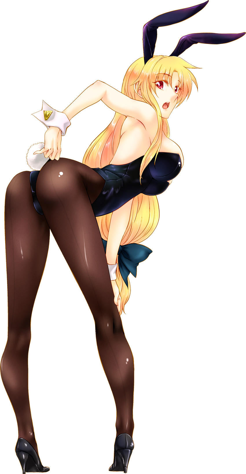 fate testarossa (lyrical nanoha and 1 more) drawn by jin_nai