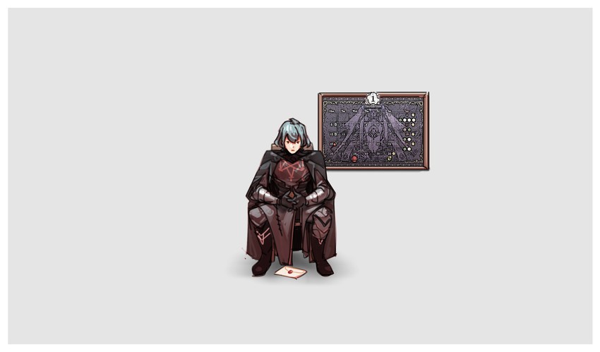 male byleth (fire emblem and 2 more) drawn by nin_nakajima