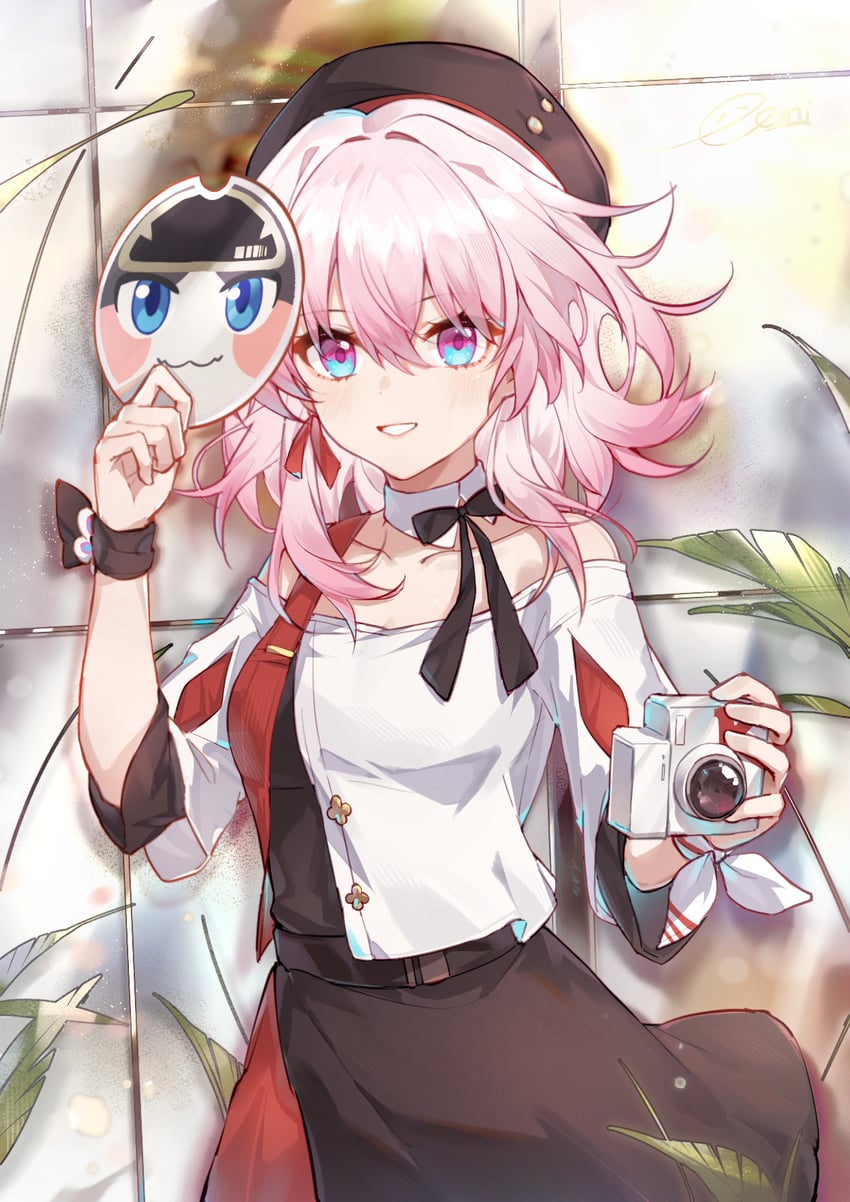 march 7th and pom-pom (honkai and 1 more) drawn by lizhilv