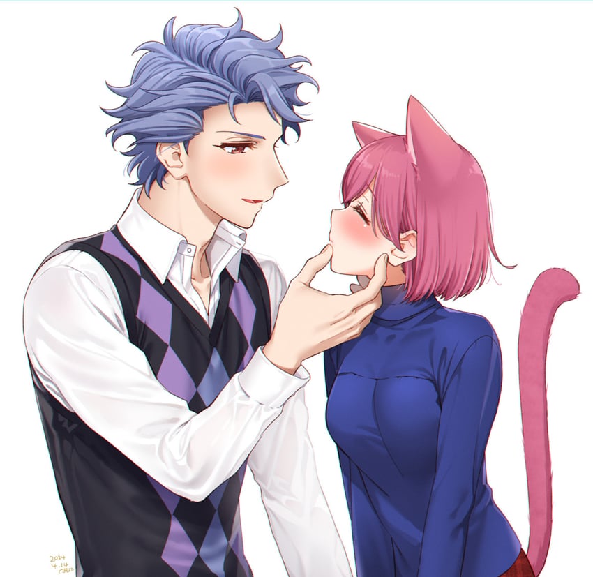 protagonist and shitara seiji (tokimeki memorial and 2 more) drawn by krudears