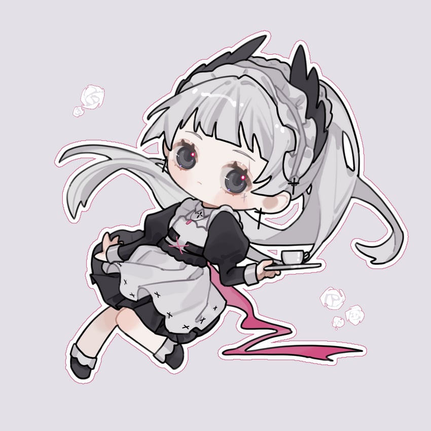 irene (arknights and 1 more) drawn by shui_shi_feng_lin