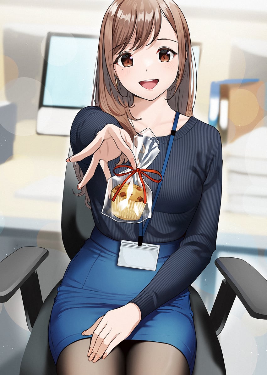 akaori umeka (kaisha no senpai akaori-san) drawn by doushimasho