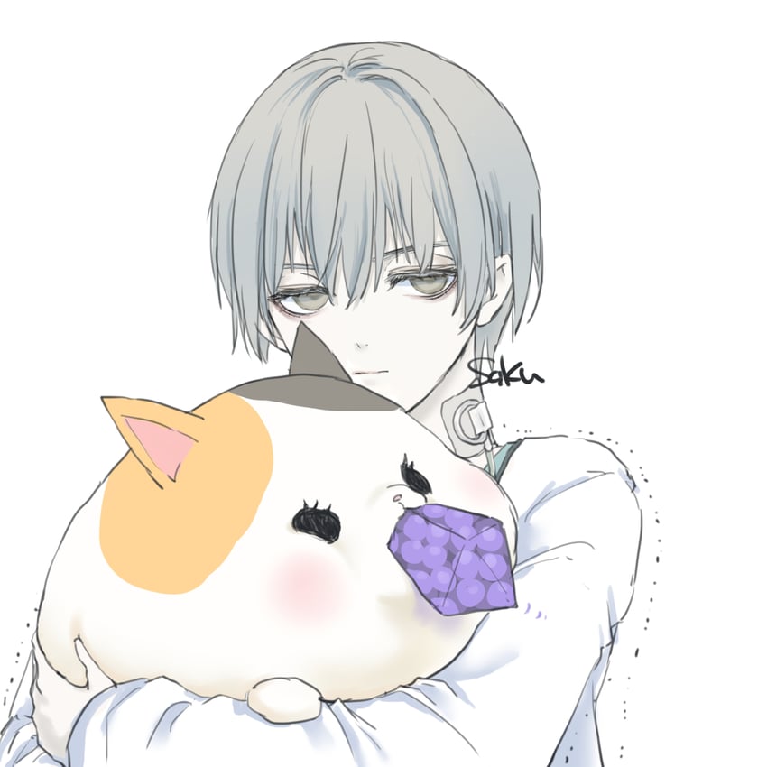 fat cat and calyx (final fantasy and 1 more) drawn by saku_ff11