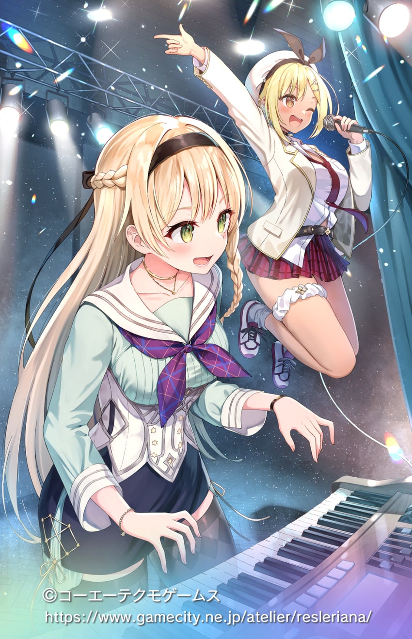 reisalin stout and klaudia valentz (atelier and 3 more) drawn by sune_(mugendai)