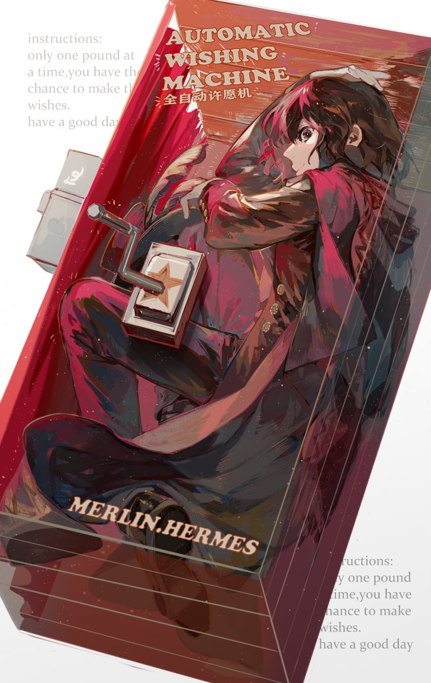 klein moretti and merlin hermes (lord of the mysteries) drawn by zai72786
