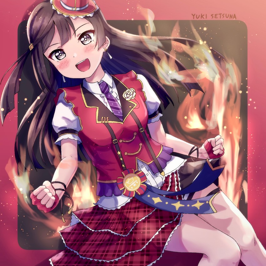 yuki setsuna (love live! and 1 more) drawn by b.ren