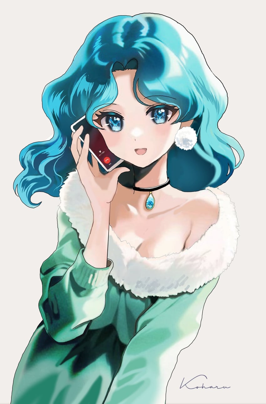 kaiou michiru (bishoujo senshi sailor moon) drawn by koharumichi
