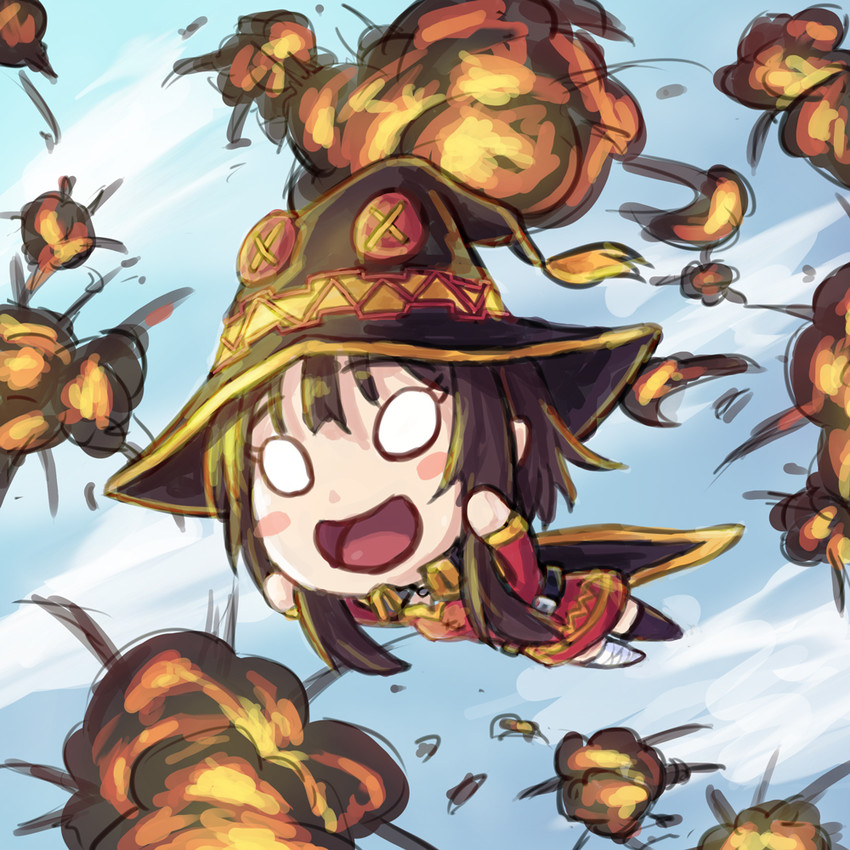 megumin (kono subarashii sekai ni shukufuku wo!) drawn by apoidea