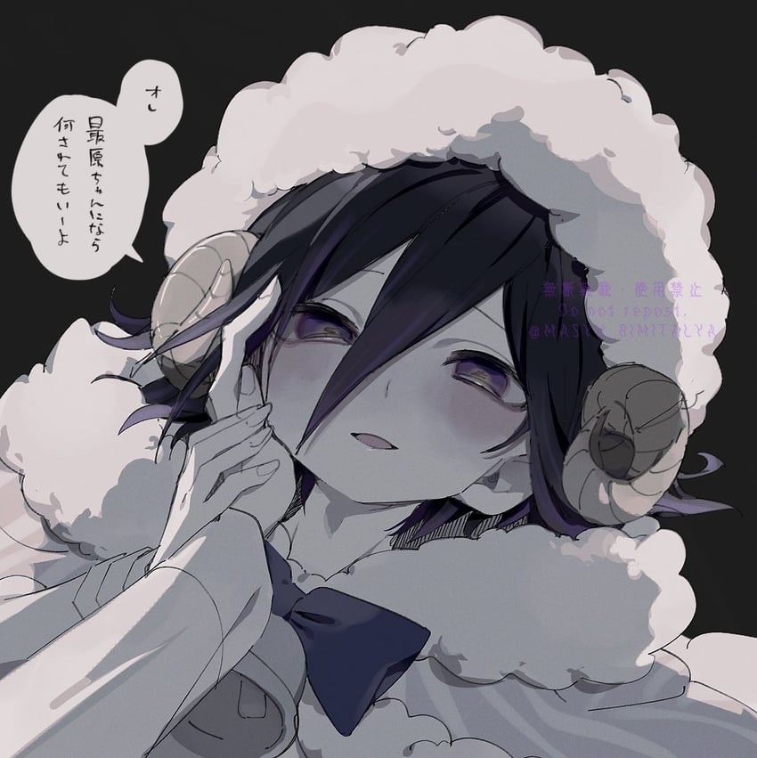 oma kokichi (danganronpa and 1 more) drawn by masyu_bimitalya