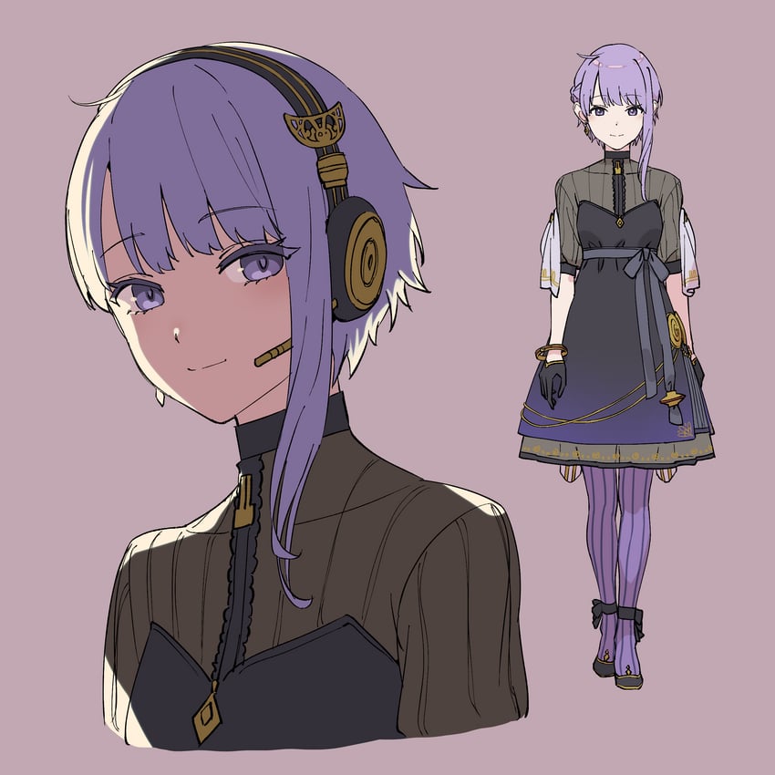 yuzuki yukari (vocaloid and 1 more) drawn by tarokazu