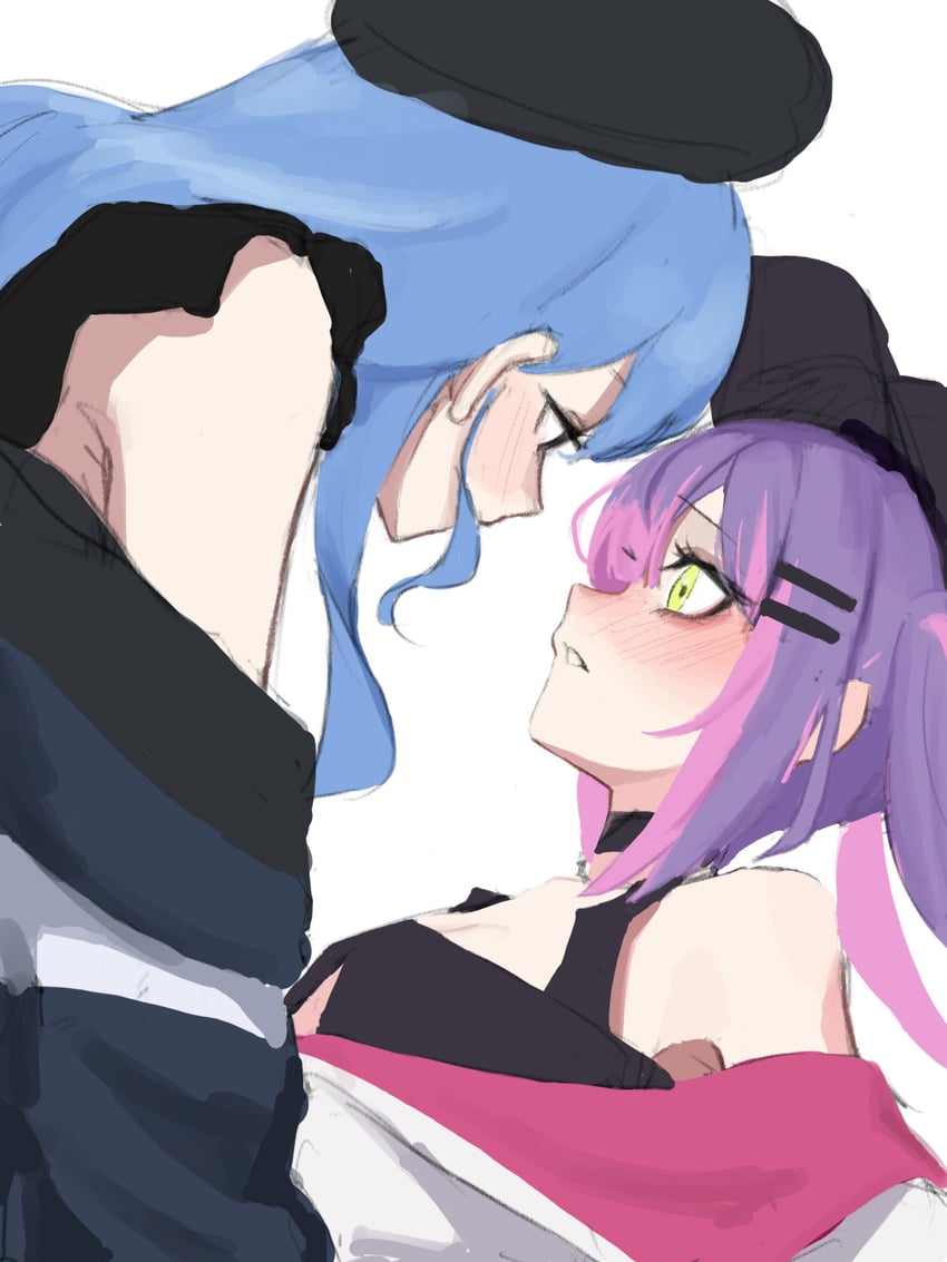 hoshimachi suisei and tokoyami towa (hololive) drawn by ayeon