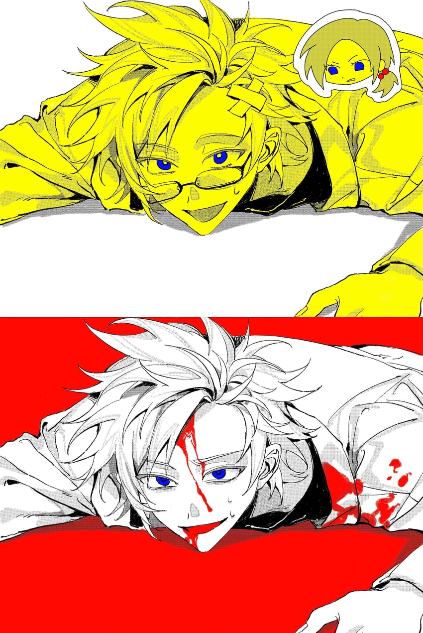 kanou aogu and enomoto noa (saibou shinkyoku) drawn by ordnung