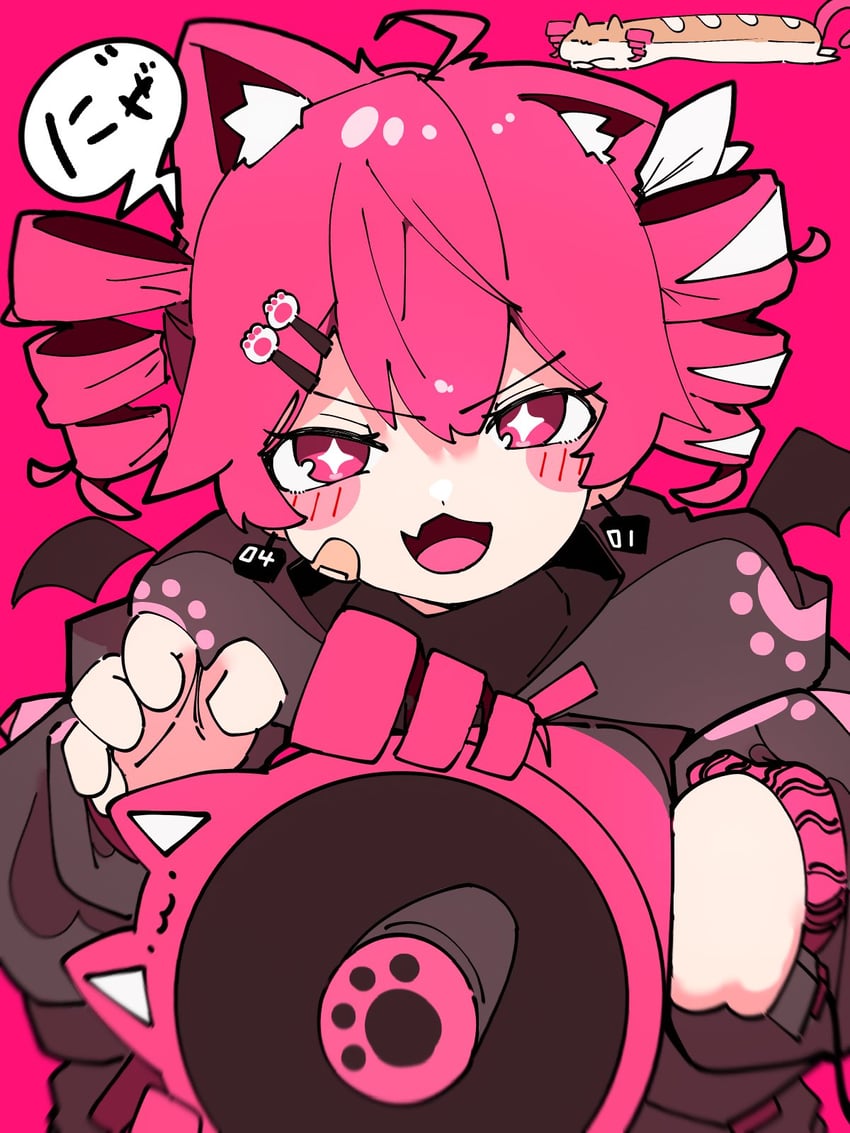 kasane teto and kasane neko (utau and 1 more) drawn by 0_onibi