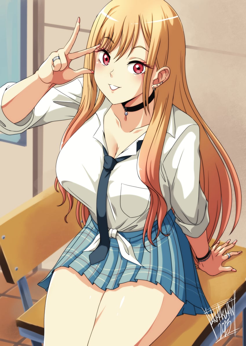 kitagawa marin (sono bisque doll wa koi wo suru) drawn by danmakuman