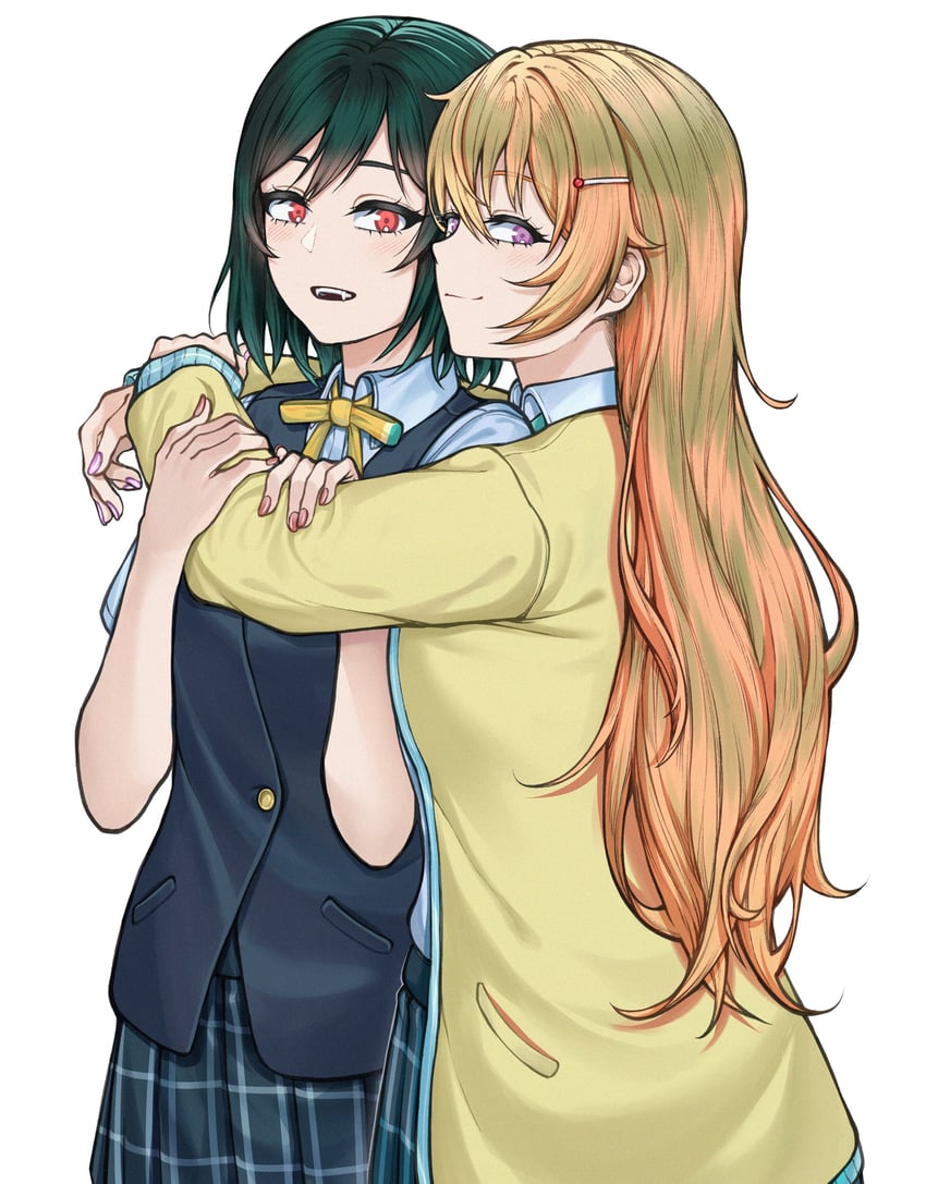 konoe kanata and mifune shioriko (love live! and 1 more) drawn by mayo_e
