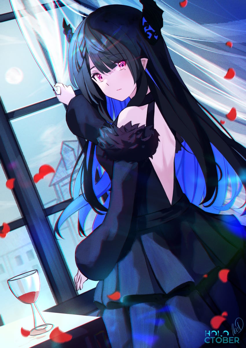 nerissa ravencroft (hololive and 1 more) drawn by uoca