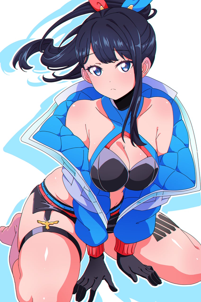 takarada rikka (gridman universe and 1 more) drawn by lhofi