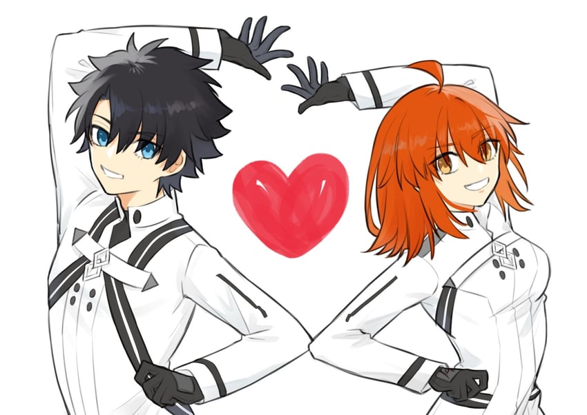 fujimaru ritsuka (fate and 1 more) drawn by yukihara_sbgd