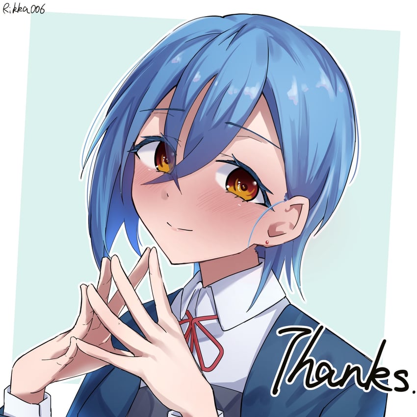 wakana shiki (love live! and 1 more) drawn by rikka006