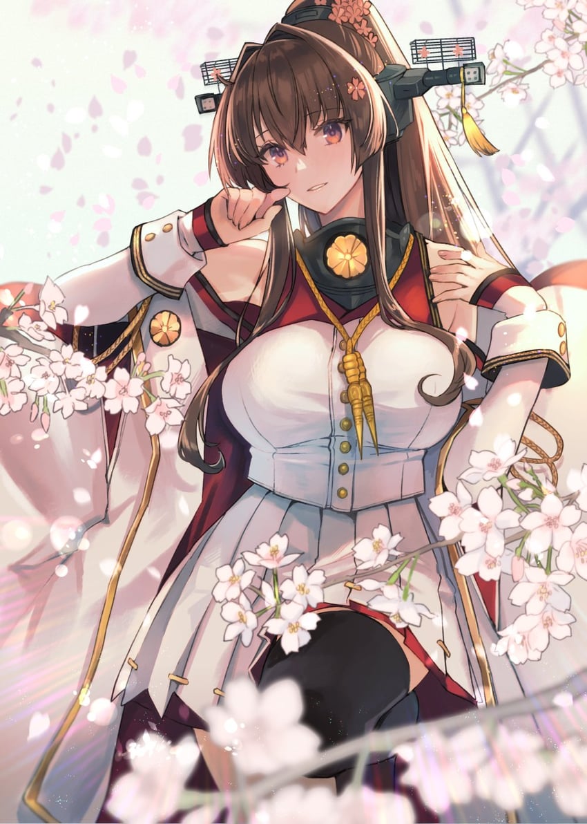 yamato and yamato kai ni (kantai collection) drawn by kasumi_(skchkko)