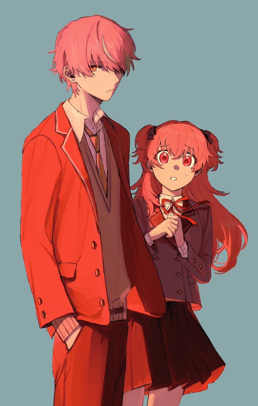 kamishiro rui and momoi airi (project sekai) drawn by magiarimoru0330_daicon