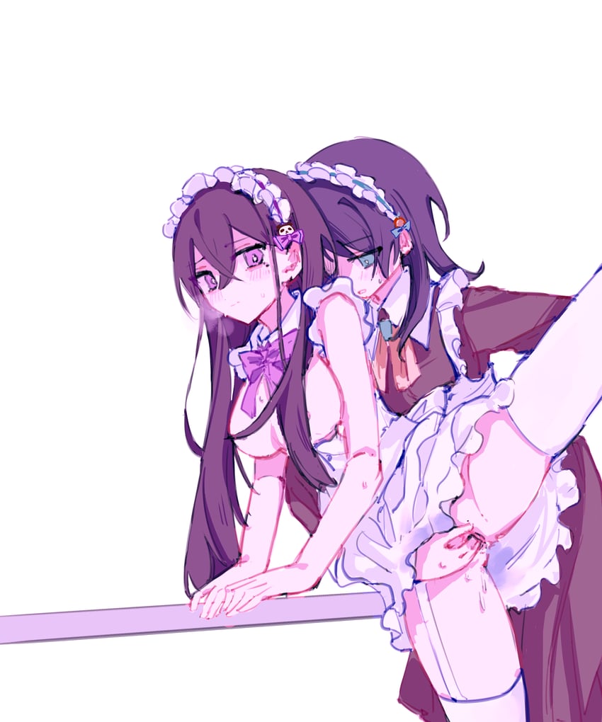 shiina taki and yahata umiri (bang dream! and 1 more) drawn by serpentite
