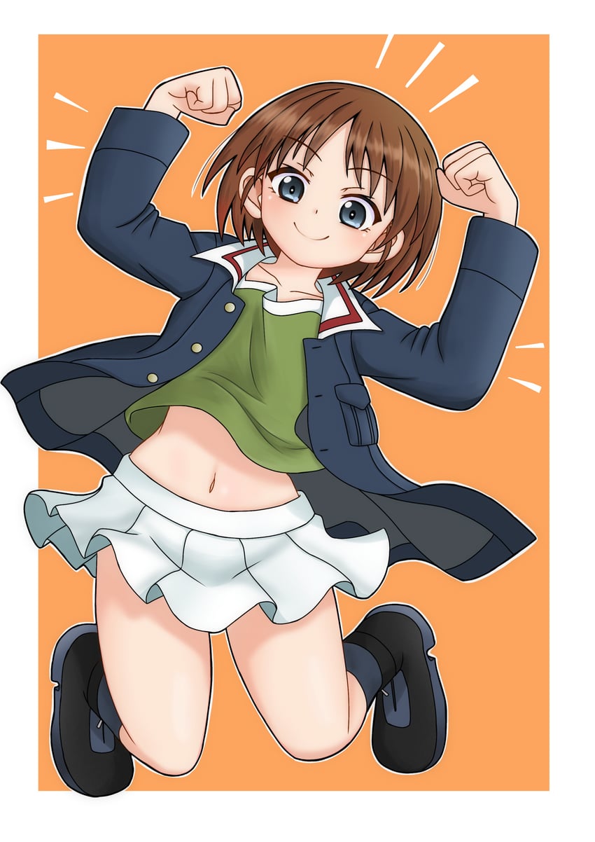 sakaguchi karina (girls und panzer) drawn by amanone_yun