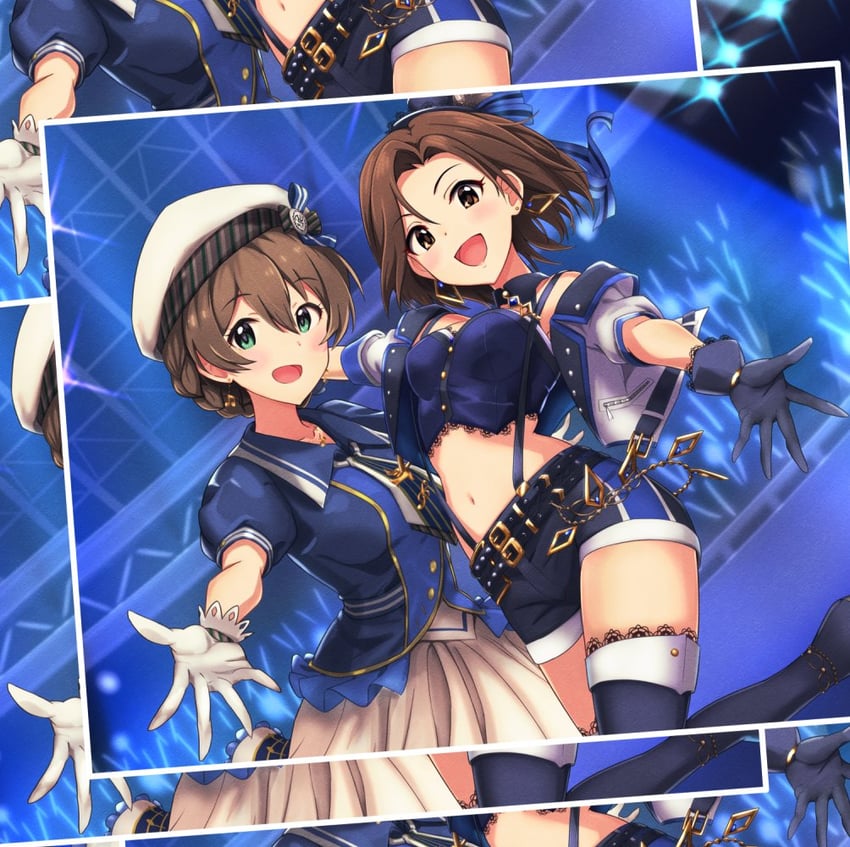 sakuramori kaori and mizuki seira (idolmaster and 4 more) drawn by junkun148