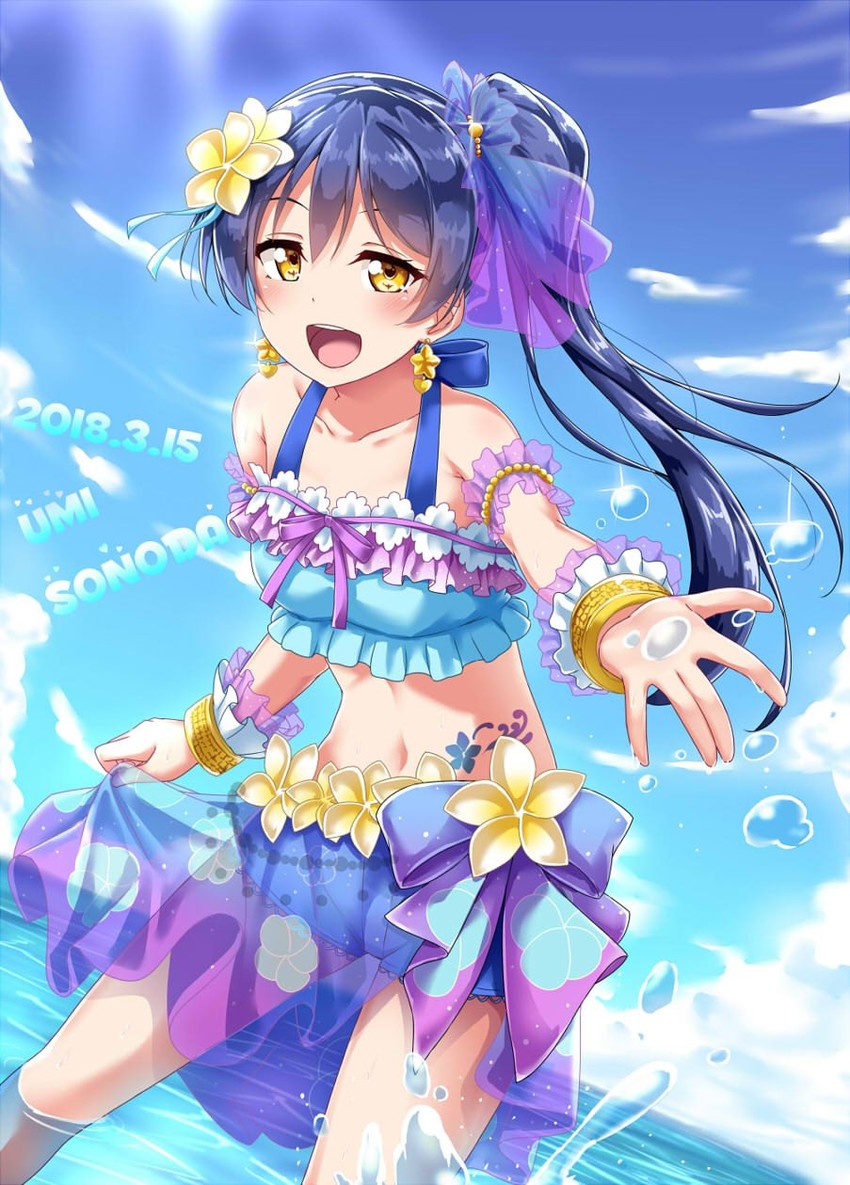 sonoda umi (love live! and 2 more) drawn by yopparai_oni